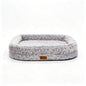 Plush Rectangular Pet Bed for Medium & Large Dogs, Machine Washable